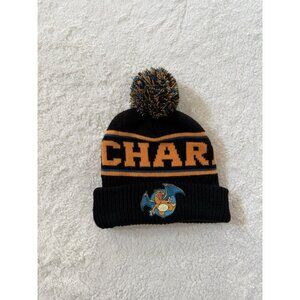 Pokemon 2014 Charizard Beanie Black Orange Blue